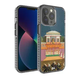 DailyObjects Blue & Orange Printed  Royal Parade iPhone 13 Pro Phone Case-16
