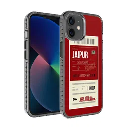 DailyObjects Maroon & Beige Jaipur City Tag Printed iPhone 12 Phone Case-48