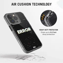 DailyObjects Black & White Printed ERROR iPhone 13 Pro Max Phone Case image 4