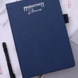 Doodle Self Design A5 Vegan Leather Hard Bound Planner-27