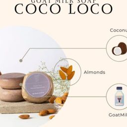 GOYA BASICS Coco-loco Goat Milk Soap With Almonds - 90g image 4