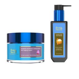 Blue Nectar Shubhr Set Of 2 Sandalwood Anti Aging Cream - 50g Honey Face Cleaner - 100 ml-14
