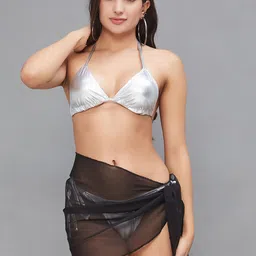 SECRETS BY ZEROKAATA Bikini Swim Set With Sarong-image-84