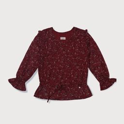 Gini and Jony Floral Printed Bell Sleeves Top-image-59