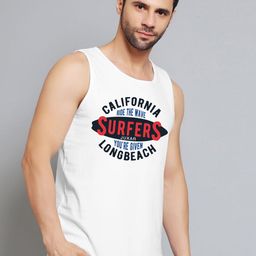 Juxar Printed Cotton Gym Vests JXR-015SAN-WH-XS-image-90
