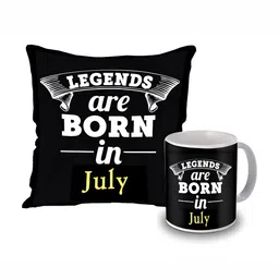 ME & YOU Black White 2 Pieces Printed Mug And Cushion Gift Sets-image-16