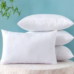 UrbanArts White 4 Pieces Sqaure Prefilled Cushions-image-79