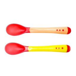 The Little Lookers Red Set of 2 Silicone Tip Heat Sensitive Spoons-image-82