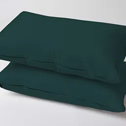 SKANDA FAB Green 2 Pieces Pure Cotton Rectangular Pre Filled Sofa Cushions-37