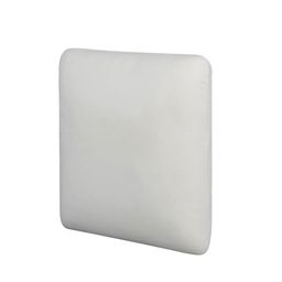The White Willow Set of 2 Off-White Solid Floor Cushions-35