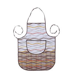 Kuber Industries Beige Pack Of 3 Printed Waterproof Aprons image 4