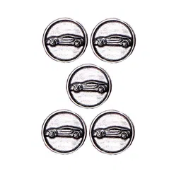 COSA NOSTRAA Set of 7 Circular Car Power Textured Buttons image 3