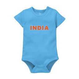 Zeezeezoo Infants Blue India Printed Cotton Bodysuit-image-105