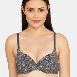 Zivame Floral Underwired Lightly Padded All Day Comfort Seamless T-shirt Bra-picture-21