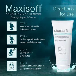 Maxisoft Set Of 3 Conditioning Shampoo For Damage Repair & Control - 100ml Each image 4
