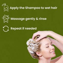 VITMINVEDA Set of 2 Argan Amla Mulethi Shampoo to Reduce Frizz - 200 ml Each image 2
