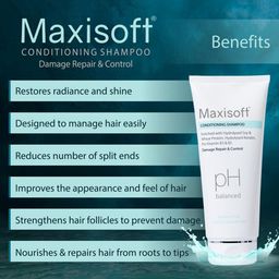 Maxisoft Set Of 3 Conditioning Shampoo For Damage Repair & Control - 100ml Each image 3