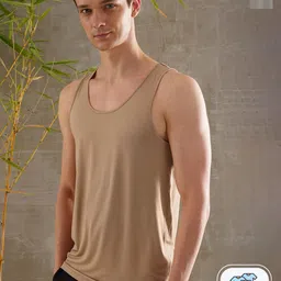 DAMENSCH Pack Of 2 Round Neck Anti-Bacterial & Anti-odour Innerwear Vests-image-31