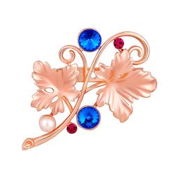 Mahi Stone Studded Floral Shaped Studded Lapel Pin Brooch-image-99