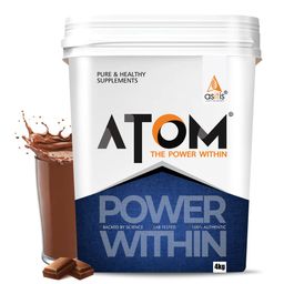 AS-IT-IS Nutrition ATOM Weight Gainer,  8.8 lb  Double Rich Chocolate -4