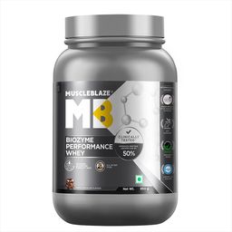 MuscleBlaze Biozyme Performance Whey Protein Powder,  1.87 lb  Triple Chocolate -25