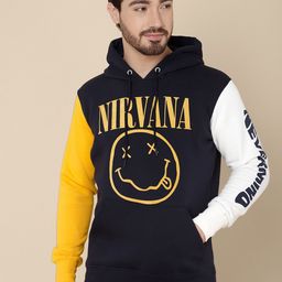 Free Authority Nirvana Printed Hooded Pullover-image-23