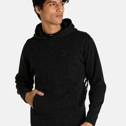 Puma Unisex Black RE:Collection Relaxed Fit Hoodie Printed Sweatshirt-45