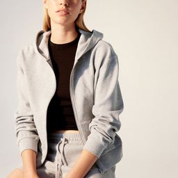 H&M Waffled Zip-Through Hoodie-image-89