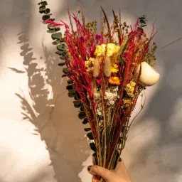 artecasa Vintage Charm Multicolour 1 Bunch Natural Dried Flowers-picture-6