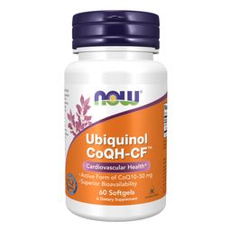 Now Ubiquinol COQH-CF, 60 softgels-39