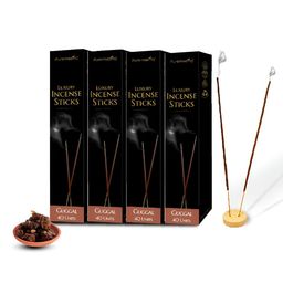 Imvelo Green your hygiene Brown 2 Pieces Guggal Incense Sticks-image-131