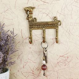 Imli Street Gold-Toned Camel Design Wall Hook-55