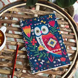 Chumbak Green & Blue Printed Spiral Note book-image-28