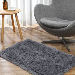 LUXEHOME INTERNATIONAL Grey Solid 2000 GSM Doormat-image-5