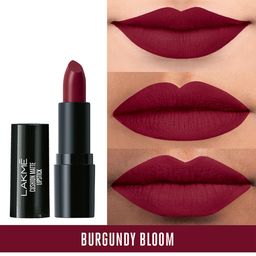 Lakme Cushion Matte Lipstick with French Rose Oil - Burgundy Bloom CB1 image 4