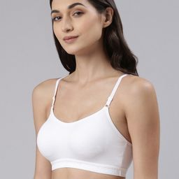 Dollar Missy Pack of 2 Cotton Wire-Free Beginners BraDBG-4001-R3-WHT-CER-PO2 image 4