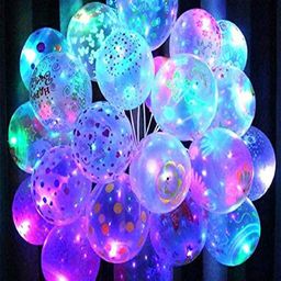 CHOCOZONE Assorted Set of 25 LED Party Balloons-1