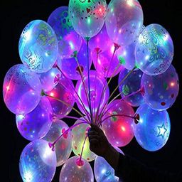 CHOCOZONE Assorted Set of 25 LED Party Balloons image 2
