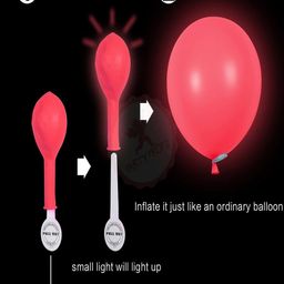 CHOCOZONE Assorted Set of 25 LED Party Balloons image 3