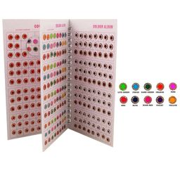 VAMA Premium Velvet Kumkum Sticker Stone-Studded Bindi Booklet- Multicoloured-2
