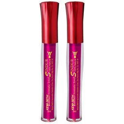 KEYA SETH Aromatherapy Set of 2 Aromatic Jewel Waterproof Sindoor 5 ml each - Magenta-61
