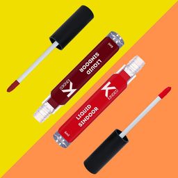 KINDED Set of 2 Bridal Matte Finish Liquid Sindoor 6 ml Each - Maroon & Red-5