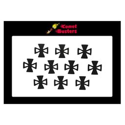 Comet Busters Black Bindis - 10 Pcs-36