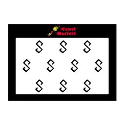 Comet Busters 10 Pcs Reusable Designer Bindis - Black-28