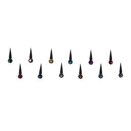 Comet Busters 12 Pcs Multicoloured Stone Studded Bindi-2