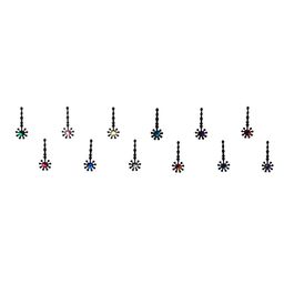 Comet Busters 12 Pcs Multicoloured Stone Studded Bindi-3