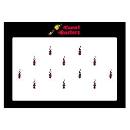 Comet Busters 12 Pcs Reusable Designer Bindis - Black & Maroon-0