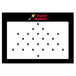 Comet Busters 24 Pcs Reusable Star-Shaped Bindis - Black-17