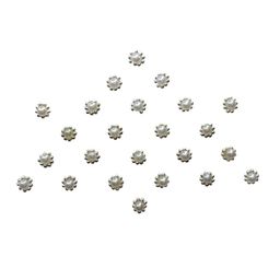 Comet Busters White Stone Studded Round Shaped Bindis - 24 Pcs-7