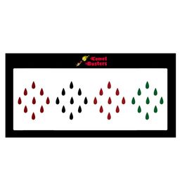 Comet Busters 36 Pcs Reusable Designer Bindis - Multicoloured-13